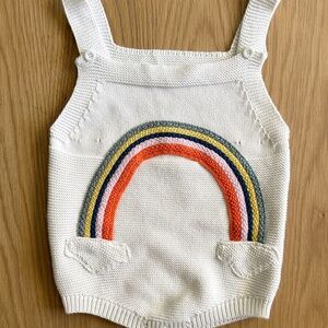 Knit Rainbow Romper 18-24M